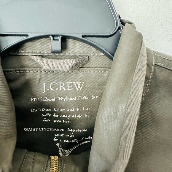 J. Crew Safari Relaxed Boyfriend Field Utility Jacket - Picture 3 of 4